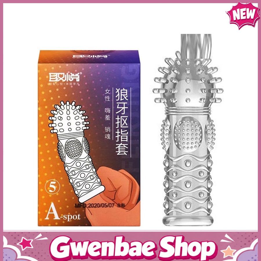 Bao cao su ngón tay Aichao A-spot 5 - Gai nổi lớn - Hộp 1 cái - Gwen Shop Chính Hãng