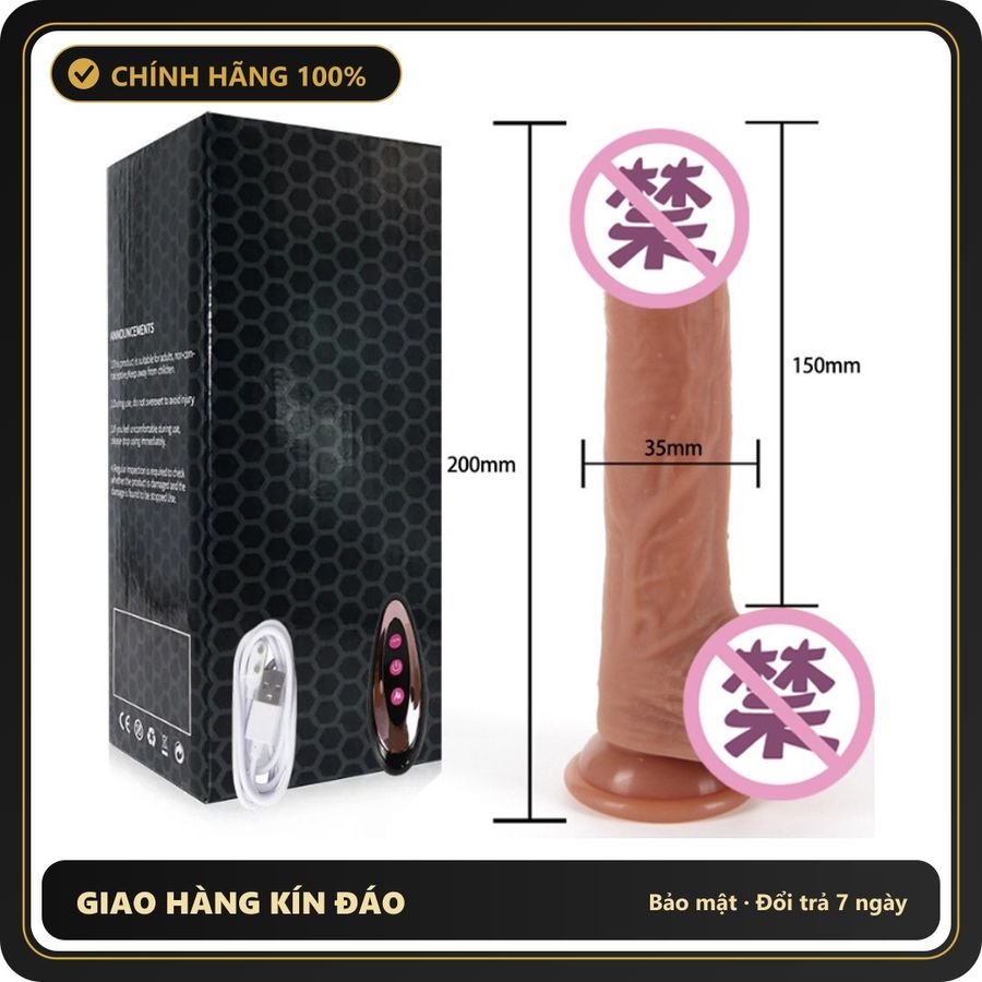 (Che Tên) Máy massage thư giãn toàn thân – rung nhấp chuyển động đẩy tới và lui mạnh mẽ, có đế hút Chuẩn Auth
