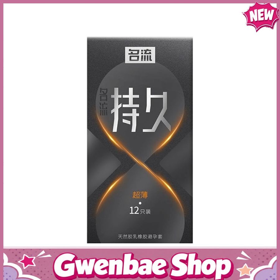 Bao cao su Mingliu Đồng Hồ Cam - Mỏng, kéo dài thời gian - Hộp 12 cái - Gwen Shop Chính Hãng