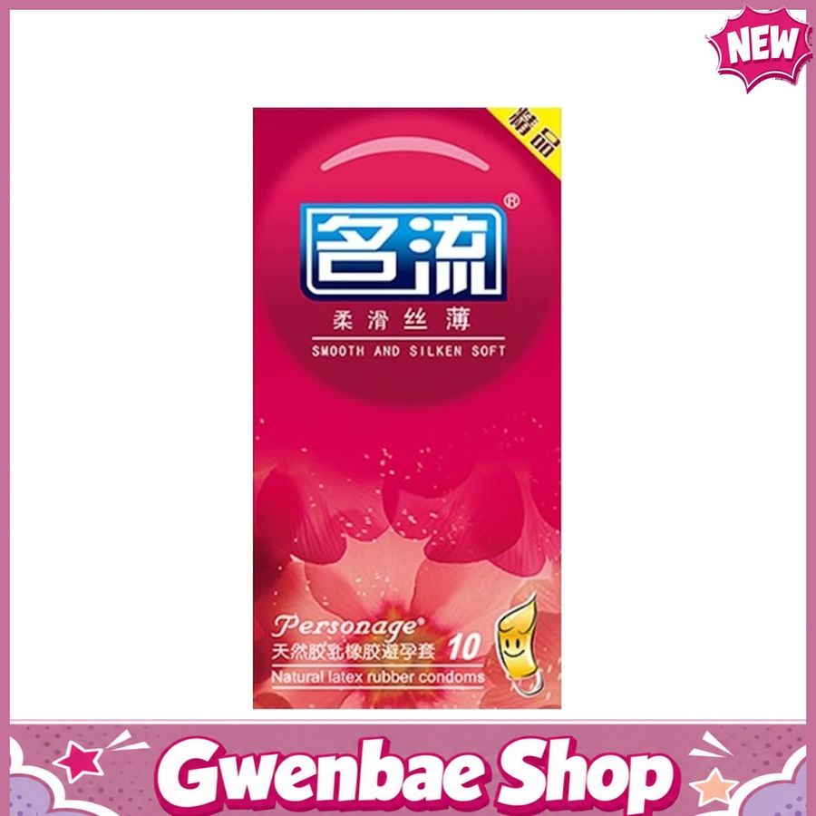 Bao cao su Mingliu Smooth And Silken Soft - Mềm mịn như lụa - Hộp 10 cái - Gwen Shop Chính Hãng