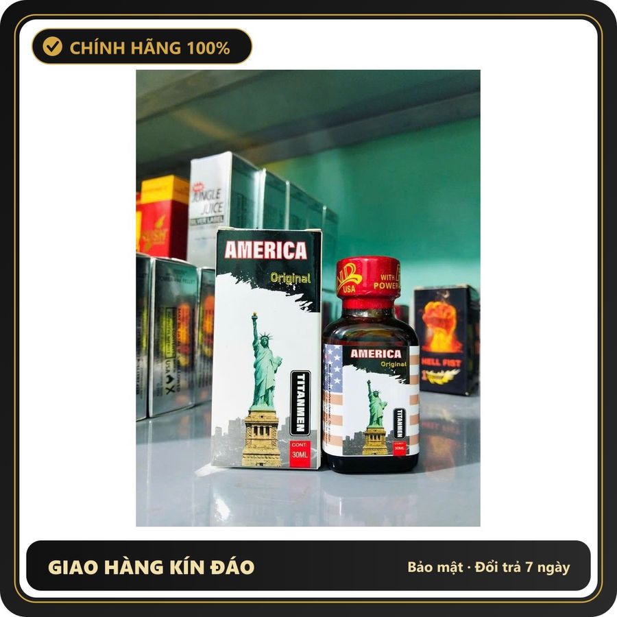 (Che Tên) ( sản phẩm giá tốt) Popper 30ml USA, Hàng Chính Hãng, Sale Hỗ Trợ 24/7
