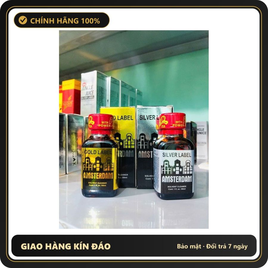 (Che Tên) Popper 30ml USA,giá tốt, Dòng mạnh phê lâu, mùi hương dịu, dễ hít, tác dụng nhanh chóng Hỗ Trợ 24/7