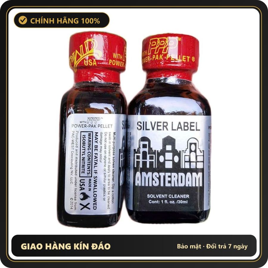 (Che Tên) ( ) Popper 30ml USA, Hàng Chính Hãng, Cực Mạnh, Phê Tận Mây Xanh Chuẩn Auth