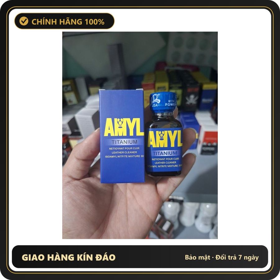 (Che Tên) ()Chai Hít Popper 30ml USA, Hàng Chính Hãng, Cực Mạnh, Phê Lâu, Cho Ng Lờn Lâu Năm Chuẩn Auth