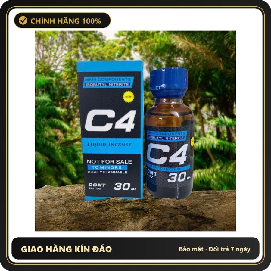 (Che Tên) ( ) Chai Hít Kích Thích Khoái Cảm 30ml USA, Hàng Chính Hãng, Cực Mạnh, Hít Xong Phê Liền Hộp Trắng Kín