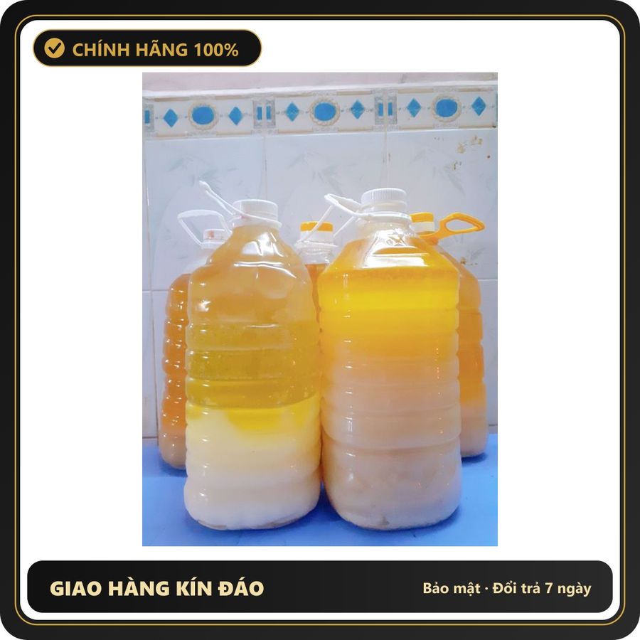 (Che Tên) Dầu mỡ heo thắng từ mỡ heo sạch nguyên chất 100% bình 4.6 lít/ Tóp mỡ da giòn nguyên vị/ Không chất bảo quản Hỗ Trợ 24/7
