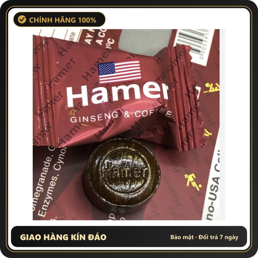 (Che Tên) Kẹo sâm Hamer Mỹ tăng cường sinh lý cho nam giới Chuẩn Auth