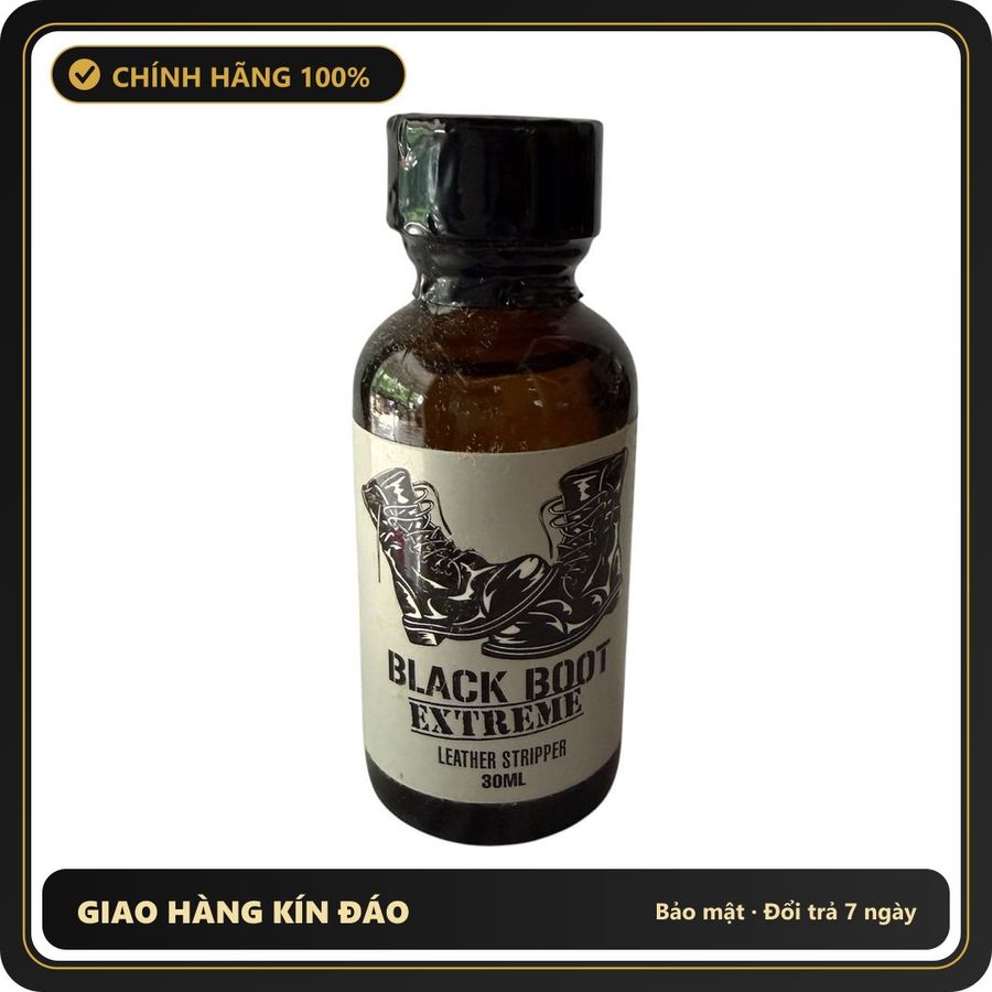 (Che Tên) Poppers Mỹ BlackBooT Extreme 30ml - Leather Stripper Cao Cấp Bảo Đảm