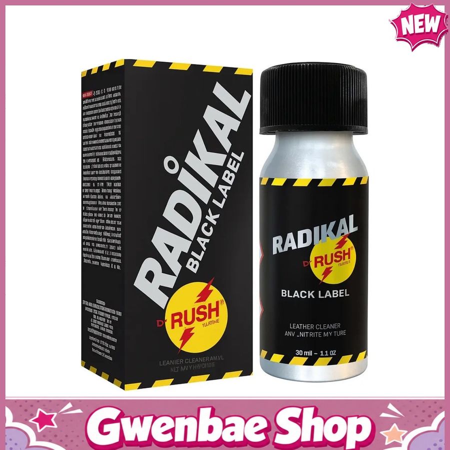 Popper Rush Radikal Black Label Amyl 30ml Chính Hãng - Gwen Shop Chính Hãng