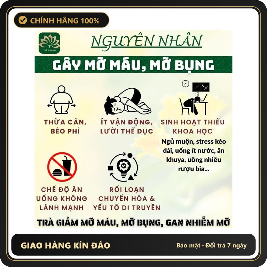 (Che Tên) Trà lá nam 10 vị - Tuệ Quang - Hỗ trợ giảm cân, thải mỡ không tích nước, mát gan - Hộp 50 lọc Giao Nhanh Toàn Quốc