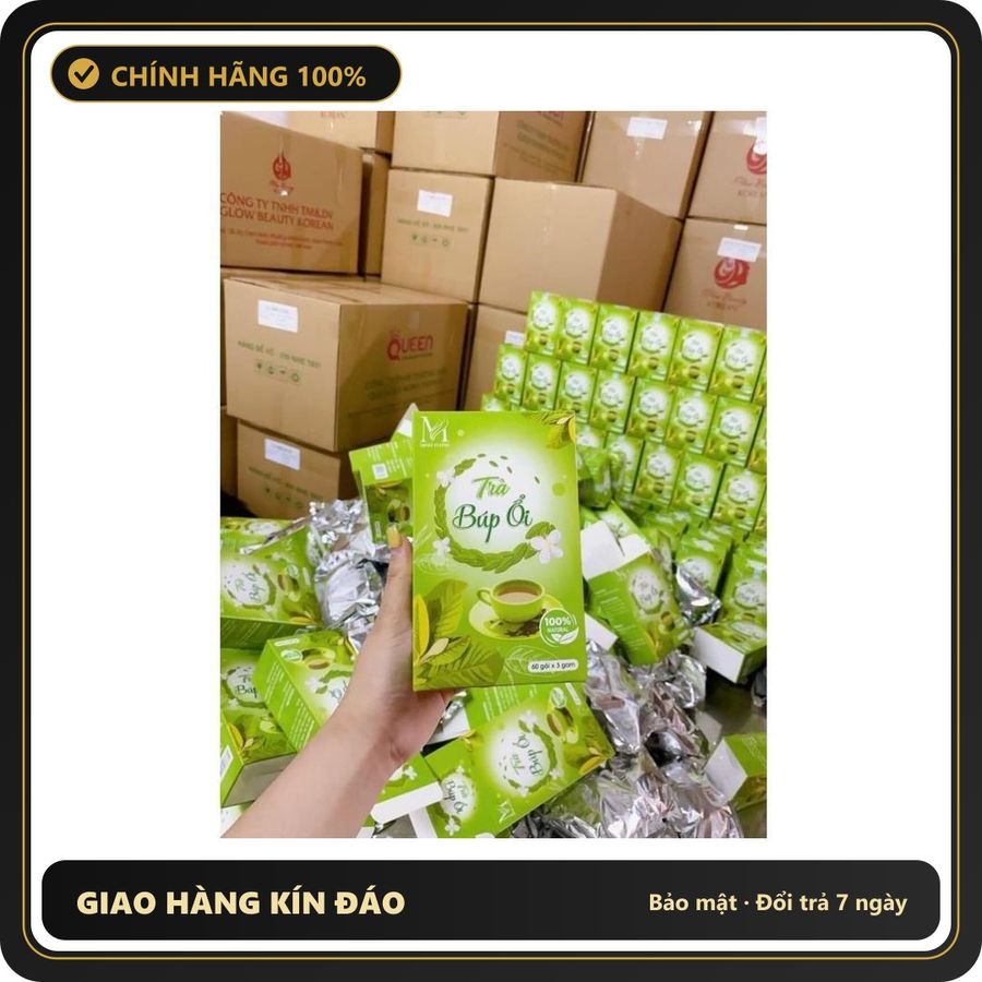 (Che Tên) Trà Búp Ổi Giảm Cân Ngừa Tiểu Đường Mỡ Máu (Hộp 60 Túi Lọc) - Hỗ Trợ Thanh Lọc Cơ Thể, Đẹp Da, An Toàn Hiệu Quả Hộp Trắng Kín