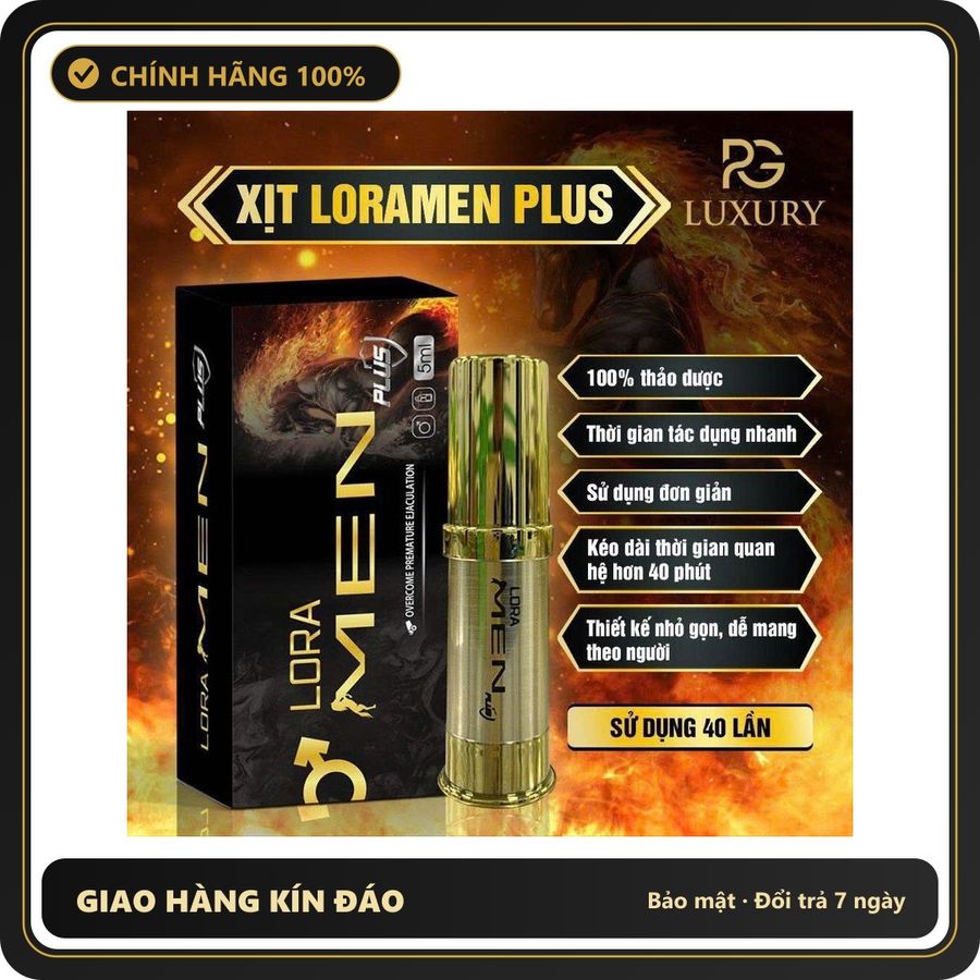 (Che Tên) Loramen Cô Giáo Hương trợ giá ưu đãi 5ml 30 lần xịt Hộp Trắng Kín
