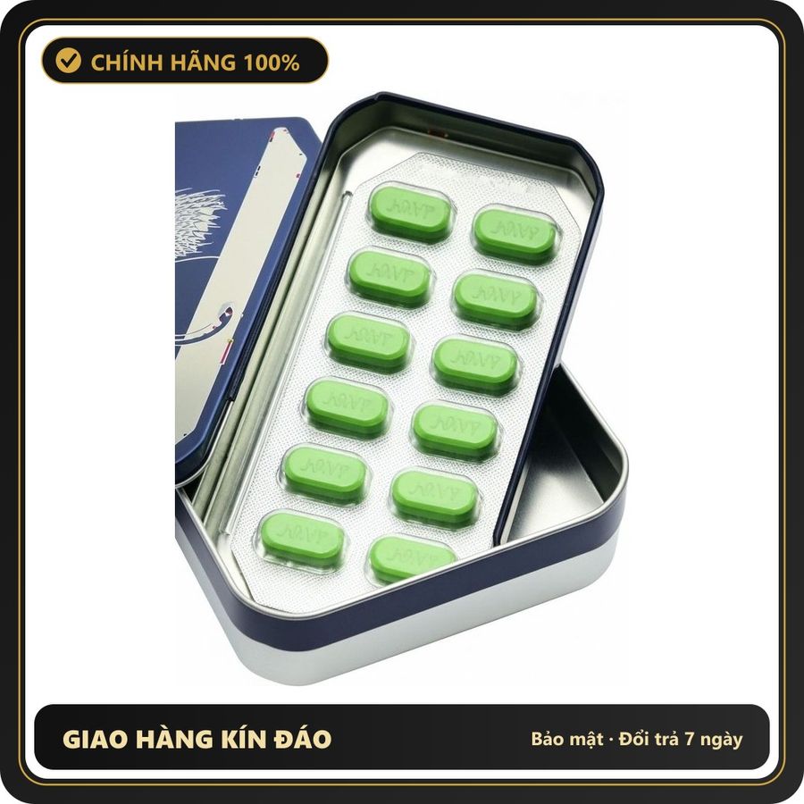 (Che Tên) Viên Ngựa Chính Hãng Thái Lan Vỉ 10v Hộp Thiếc Plus Cao Cấp Bảo Đảm