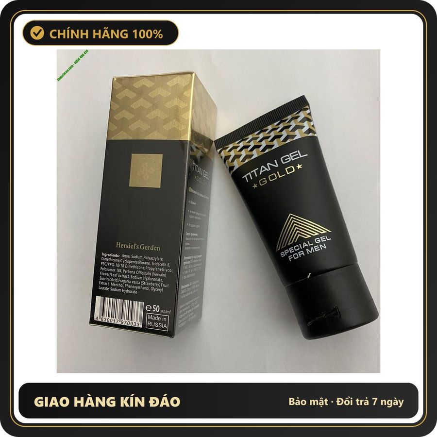 (Che Tên) Titan Gel God bôi trơn cho nam giới Hỗ Trợ 24/7 - dung tích 50ml, dịu nhẹ an toàn, dịu nhẹ an toàn cho da