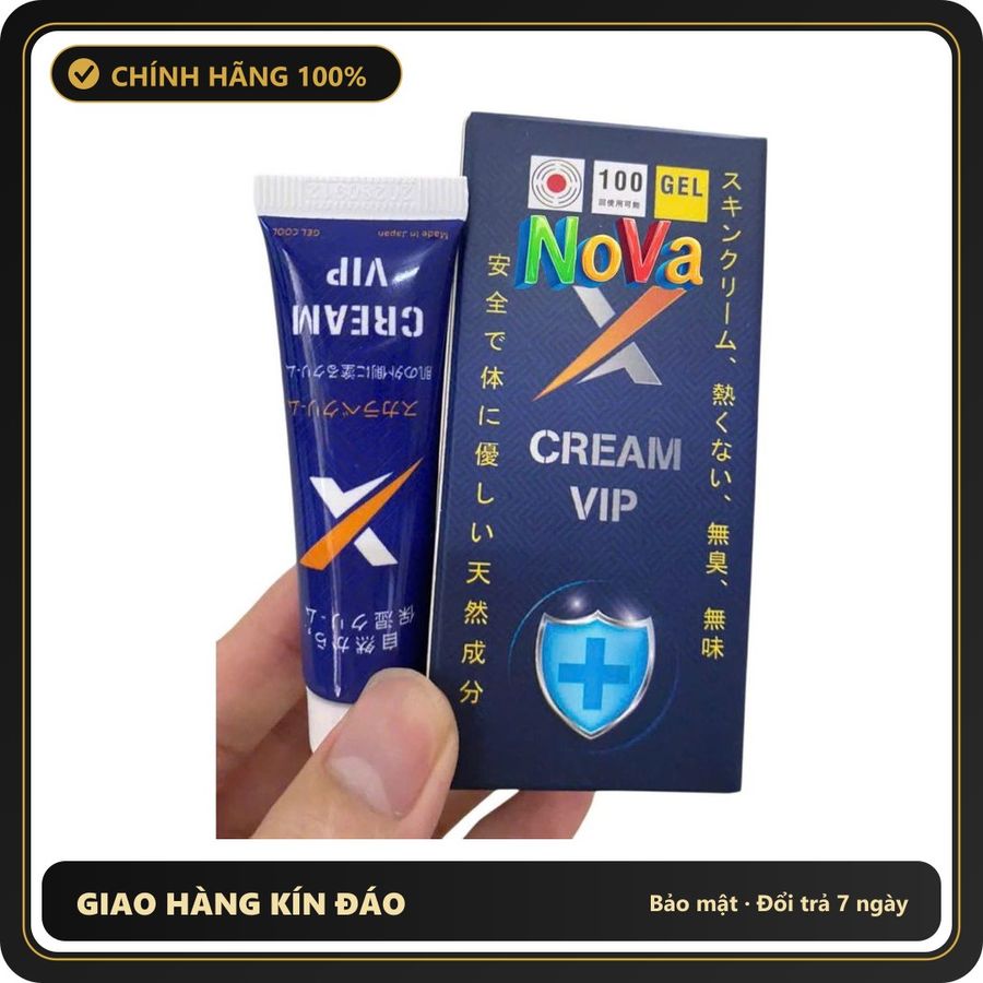 (Che Tên) Kem CreamVip Nhật Bản: Bí Quyết Giúp Nam Giới Kéo Dài Thời Gian Quan Hệ - Hàng Mới Về