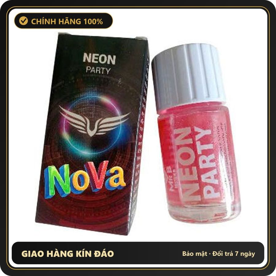 (Che Tên) Tinh Dầu Popper PWD Neon Party Đỏ – Siêu Kích Thích, Chính Hãng 40ml Cho Cặp Đôi Cao Cấp Bảo Đảm
