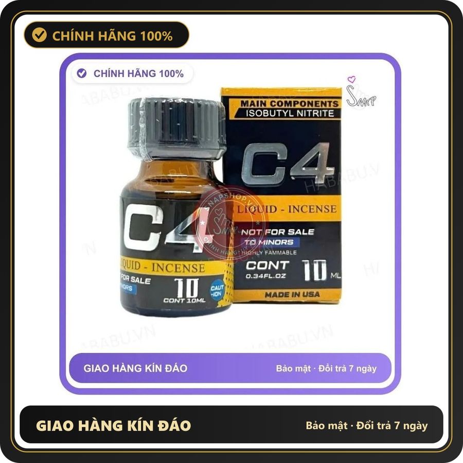 (Che Tên) Chai hít Popper 10ml, giúp tăng cường sinh lý, cho nam nữ, giúp phê lâu hơn, kéo dài thời gian quan hệ Bảo Mật Tuyệt Đối 895625 Cao Cấp Bảo Đảm