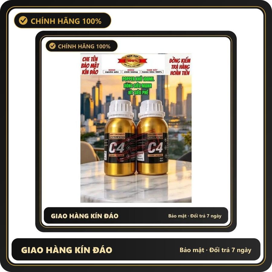 (Che Tên) ( Hàng Chính Hãng USA Real ) Popper 100ml Hàng Chính Hãng, Cực Mạnh Phê Lâu, Tác Dụng Nhanh Chóng, Hít Là Phê Ngay Bảo Mật Tuyệt Đối 895820 Cao Cấp Bảo Đảm