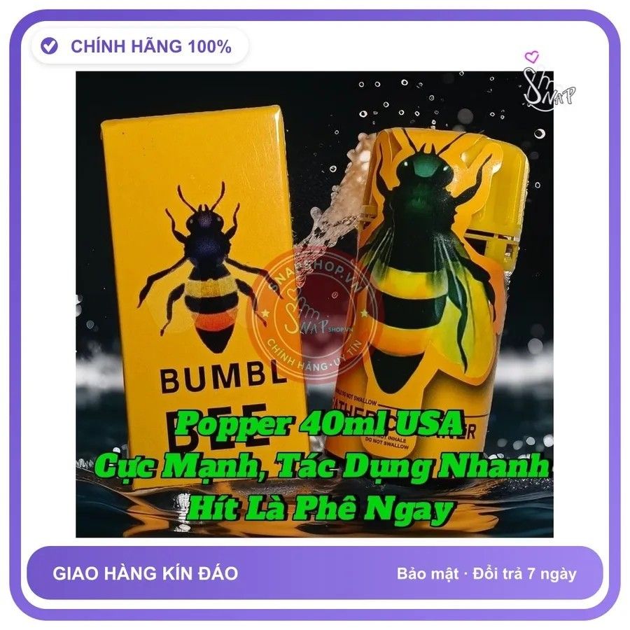 Popper giá tốt, dung tích 40ml, hàng chính hãng usa, ko phê hoàn tiền gấp đôi 