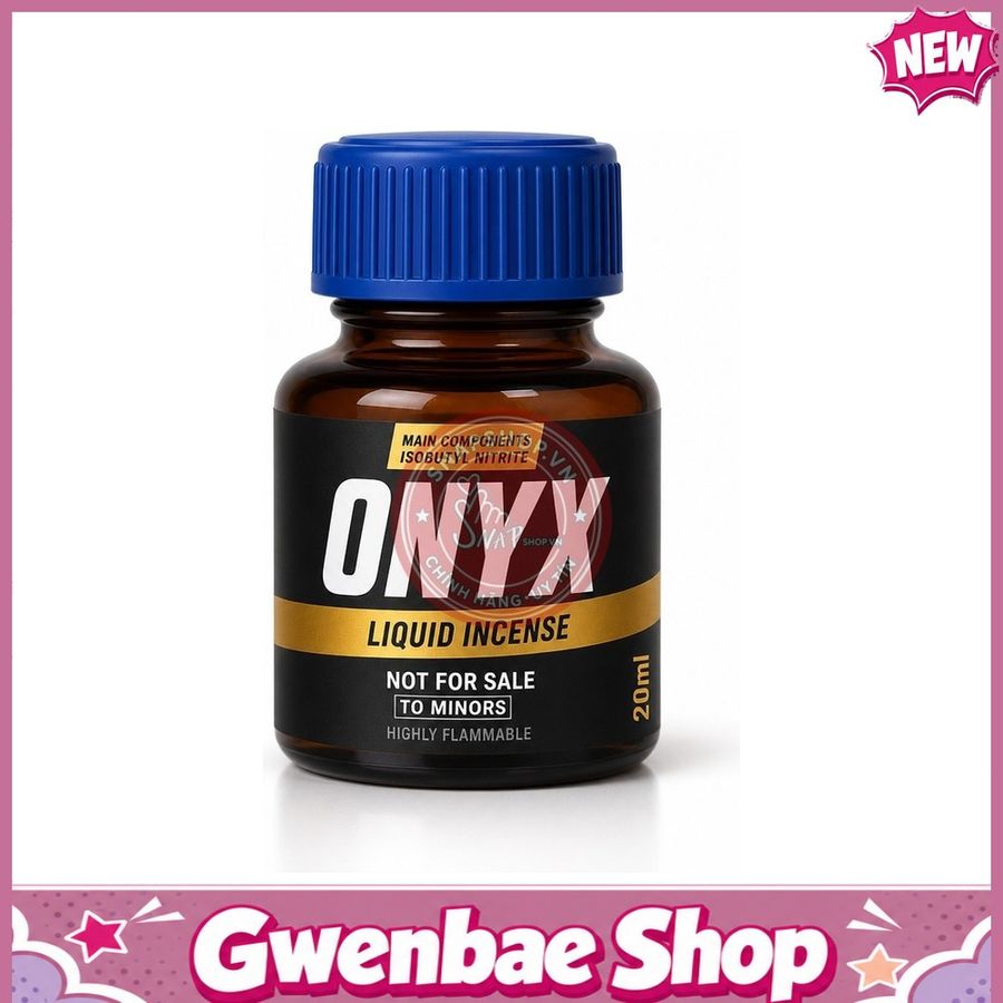 Chai hít tăng khoái cảm kích thích Popper ONYX 20ml Chính Hãng - Gwen Shop Chính Hãng