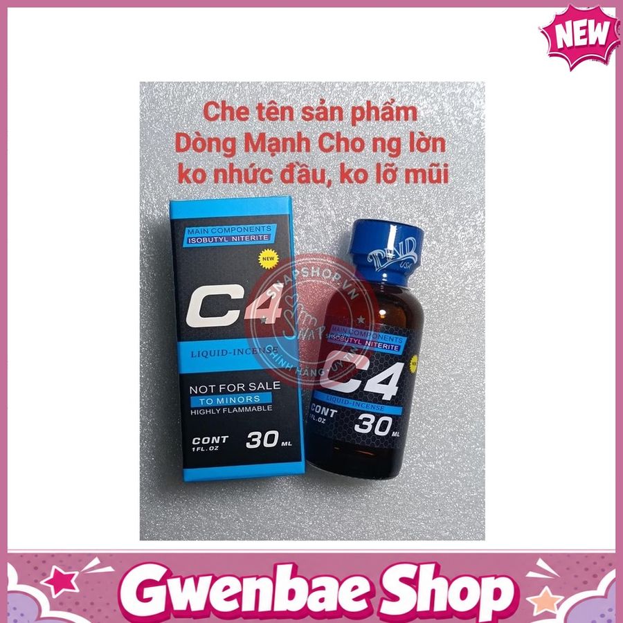 Chai hít tăng khoái cảm Popper PAND 30ml Popper 30ml USA Hàng Sịn Chính Hãng - Gwen Shop Chính Hãng