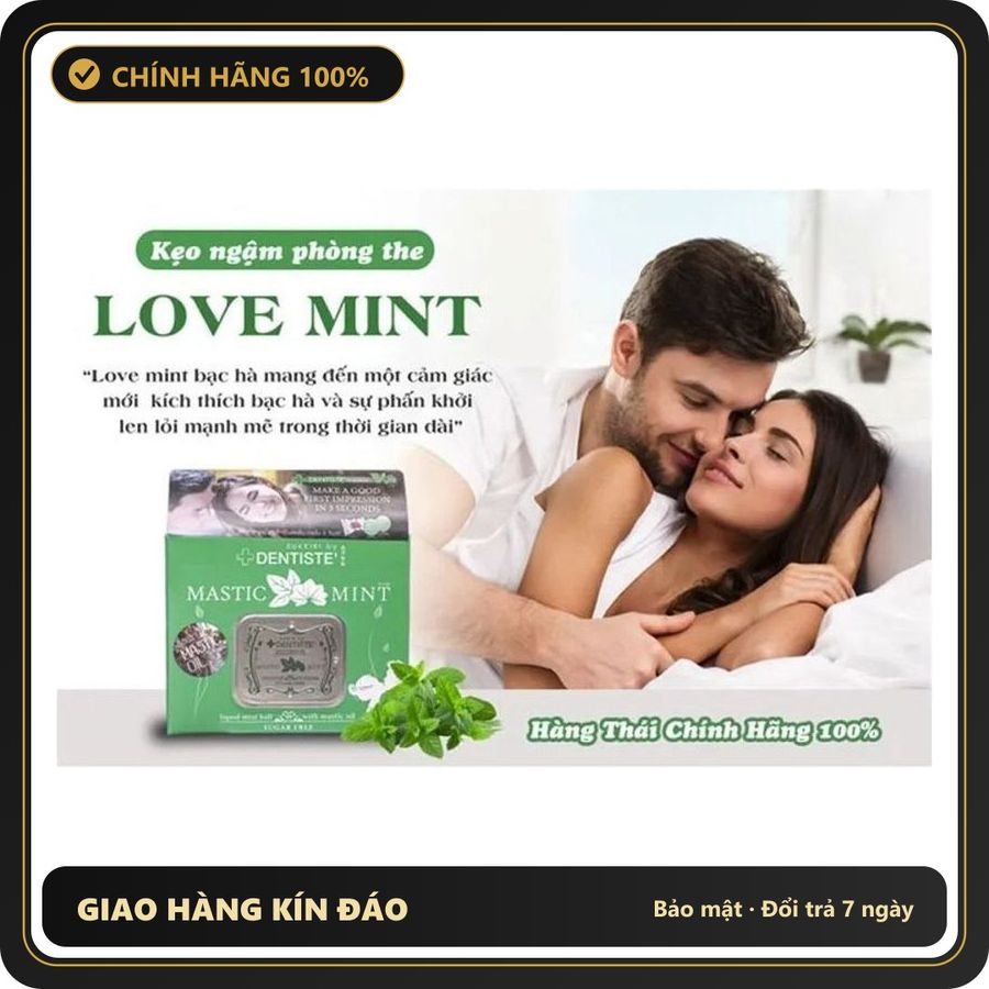 (Che Tên) Kẹo ngậm tình yêu hương bạc hà mát lạnh Dentiste hộp 20 viên Hộp Trắng Kín 896332 - Hàng Mới Về