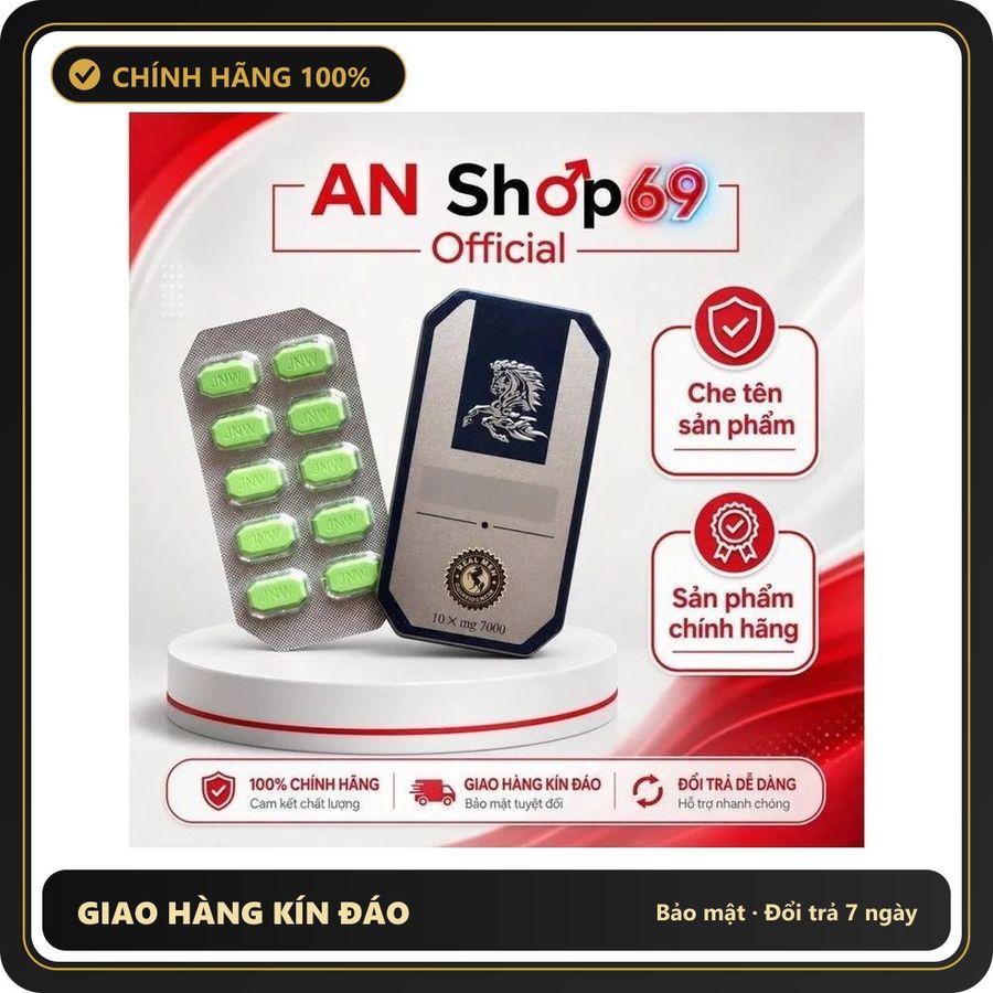 (Che Tên) Che Tên) Hộp Ngựa Thái 10 viên, Ko tác dụng hoàn tiền gấp đôi Cao Cấp Bảo Đảm