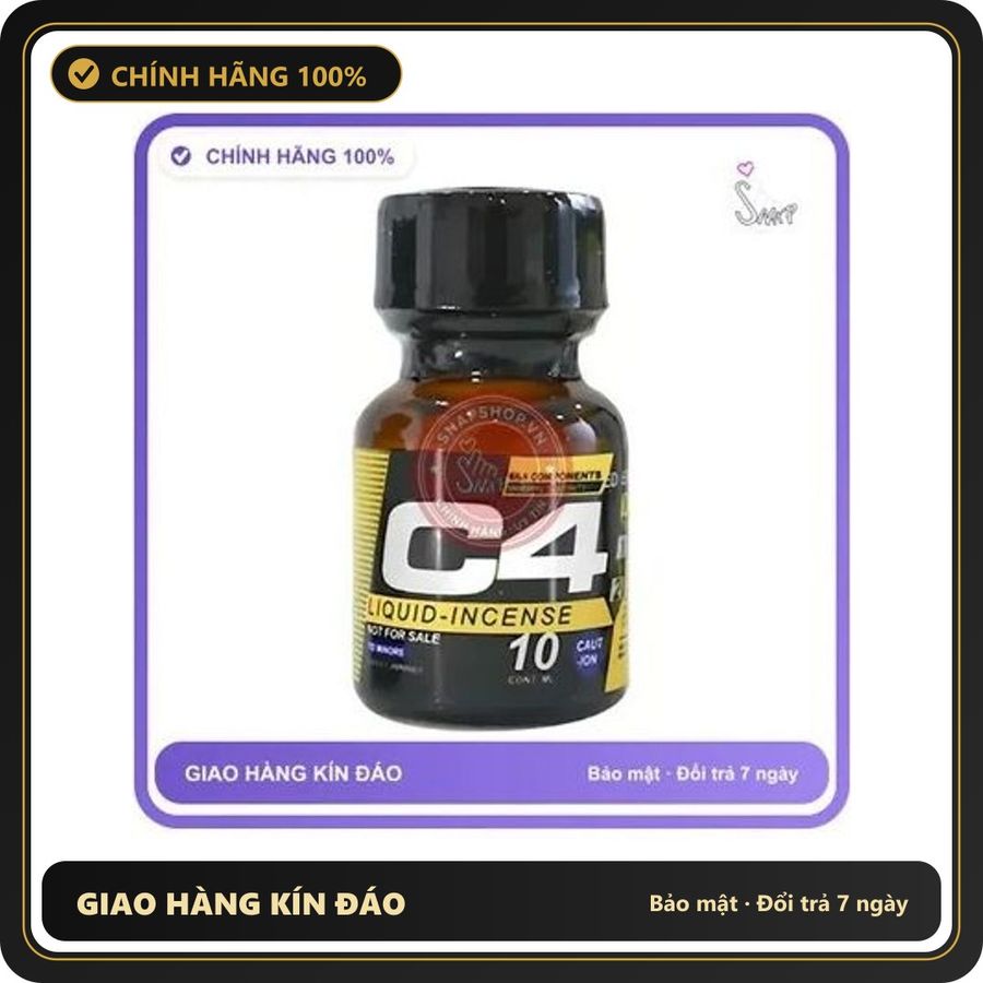 (Che Tên) ( Kho Sỉ) Popper 10ml USA, Hàng Nhập Khẩu,Có Giấy Kiểm Định Chuẩn Auth