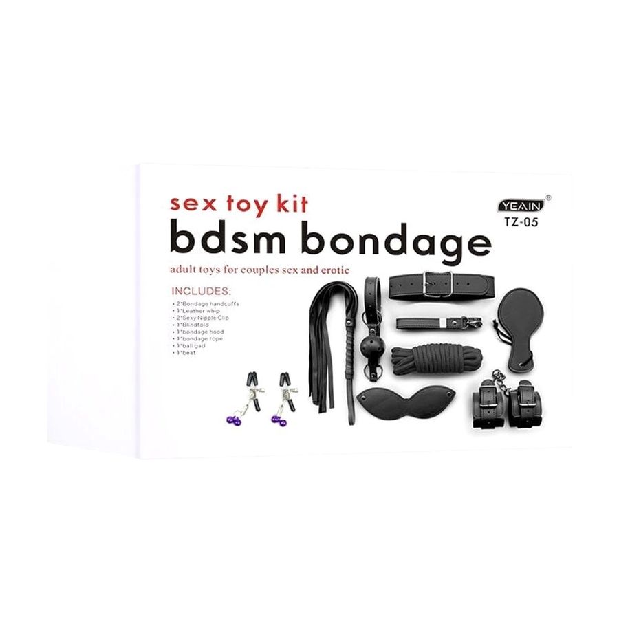 Bản Nhập Khẩu Cao Cấp - Bộ Dụng Cụ 50 Sắc Thái YEAIN- ORIGINAL BDSM - 9 Món TZ-05, giao hàng kín đáo