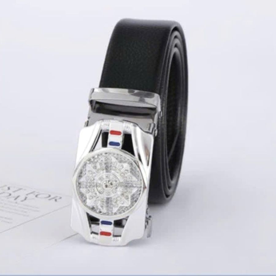 Phiên Bản Chính Hãng - Thắt Lưng Da Nam Mặt Xoay 360 Độ Cao Cấp - Dây Nịt Thời Trang Chất Liệu Bền Bỉ, Thiết Kế Sang Trọ