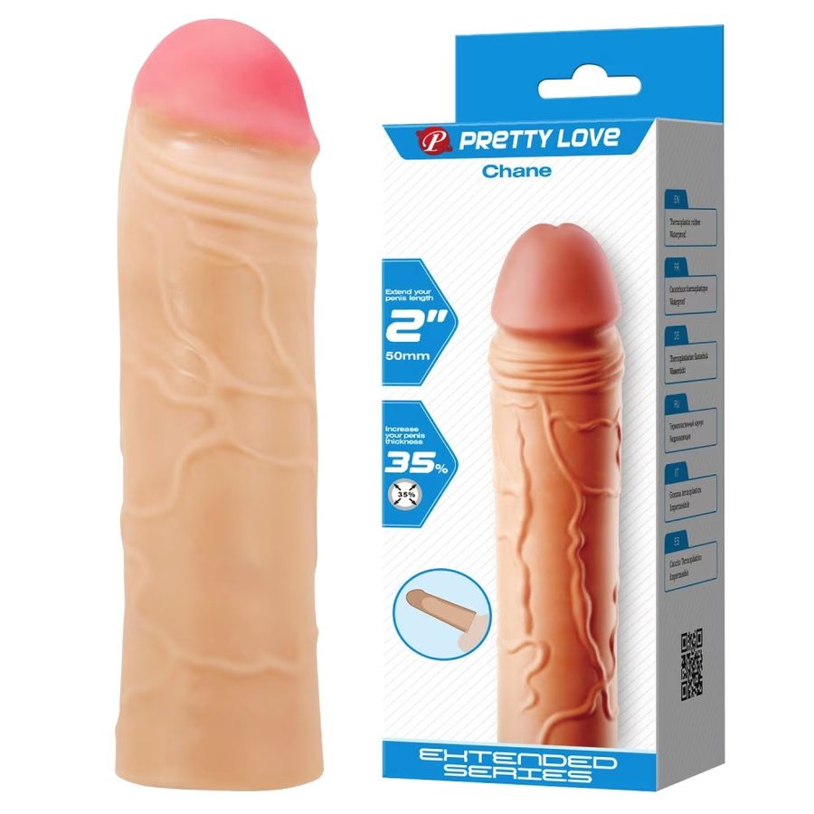 Hàng Nội Địa Cao Cấp - Bao Su Cao Cấp Đôn Dên Pretty Love Chane Siêu Mềm 2 Inch 50mm - ôm sát cảm giác thật, giao hàng k