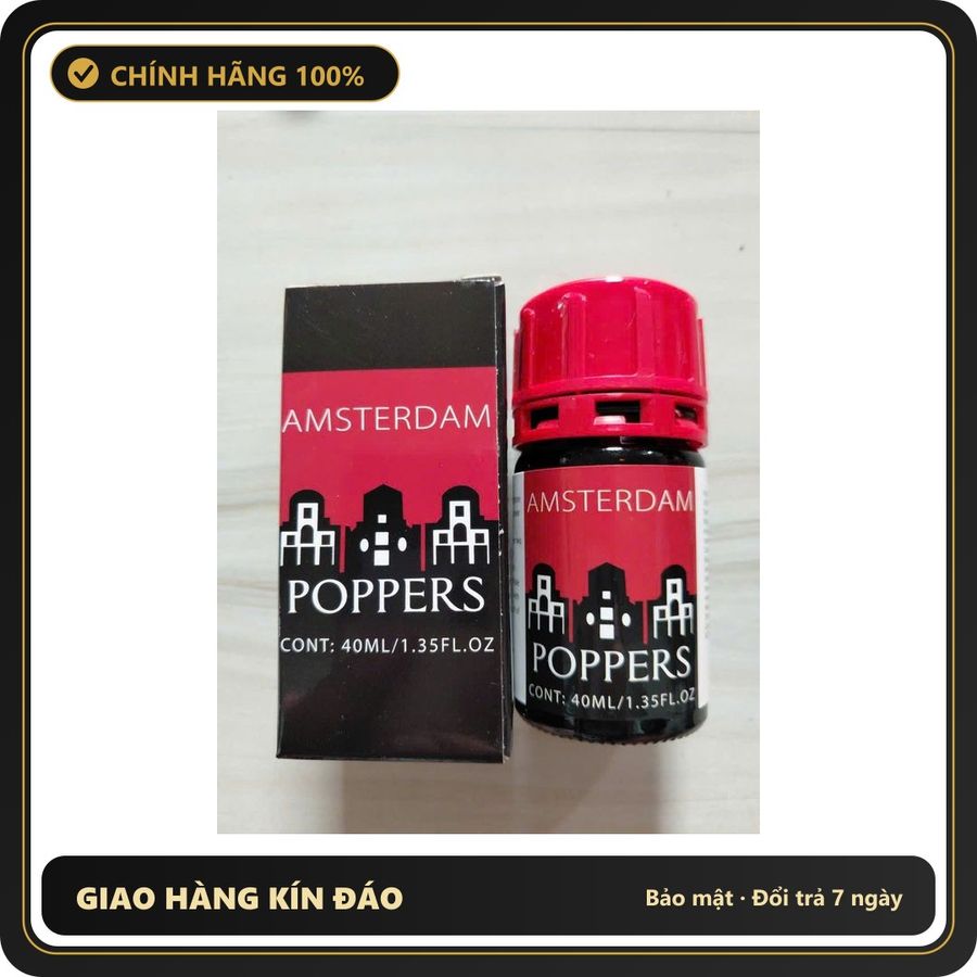 (Che Tên) Kho Sỉ Giá Tốt, Popper 40ml USA, Hàng Chính Hãng,Dòng Cực Mạnh, Hít Là Phê Ngay - Hàng Mới Về