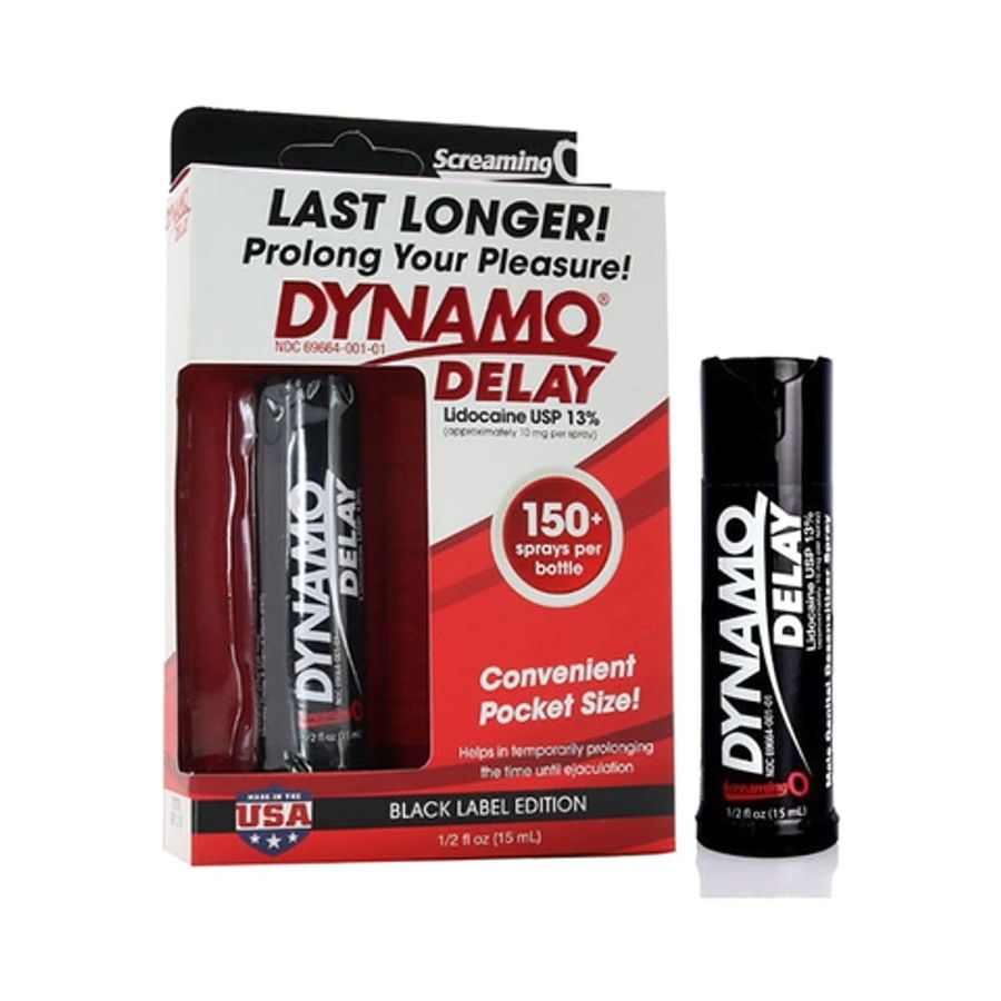 Phiên Bản Chính Hãng - Dung Dịch Xịt Khử Mùi Thơm Cơ Thể USA - Dynamo Delay Black Label Edition 15ml Screaming O - hỗ tr
