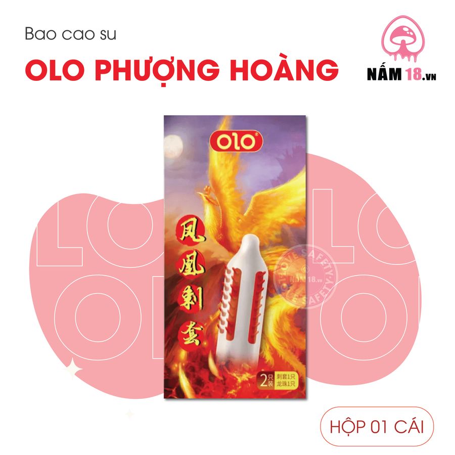Bao Cao Su Gai Bi Lớn Olo Phượng Hoàng chính hãng - siêu mỏng, có gai nổi, ôm sát cảm giác thật - giao hàng che tên kín đáo