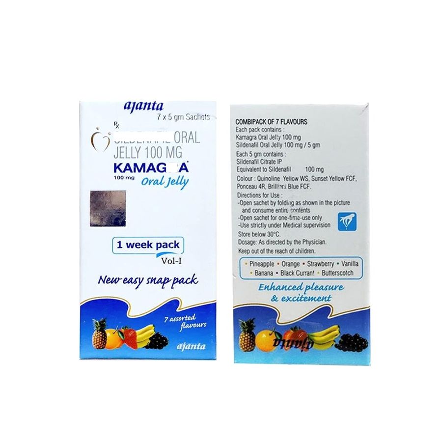 Kamara Oral Jelly - Thạch Rau Câu Hỗ Trợ Sức Khỏe Sinh Lý Nam 1 Tem Giao Kín Đáo
