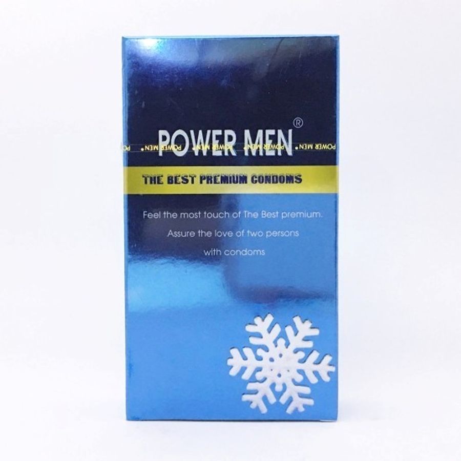 Dòng Cao Cấp Chính Hãng - Bao Su Cao Cấp siêu mỏng hương bạc hà Power Men 0.03 Invi -12s - ôm sát cảm giác thật, giao hà