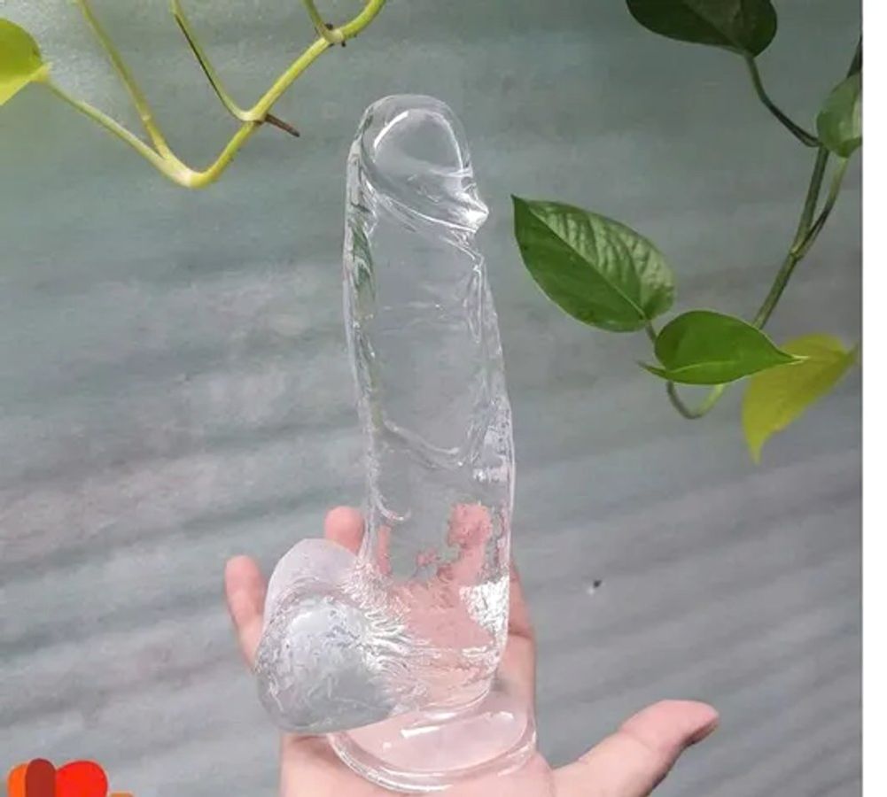 Phiên Bản Chính Hãng - Chim giả silicon trong suốt Meos Thủy tinh, giao hàng kín đáo