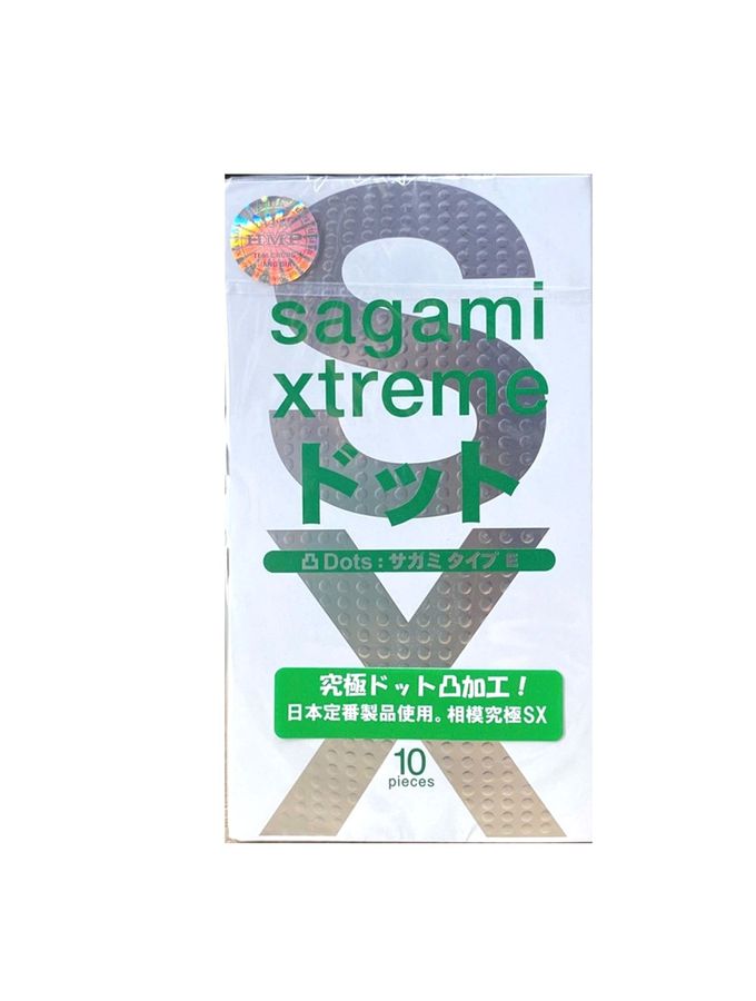 Hàng Chuẩn Nhập Khẩu - Bao Su Cao Cấp Gai Sagami Xtreme White - Nhập Khẩu Nhật Bản mẫu 2 10 pieces - ôm sát cảm giác thậ