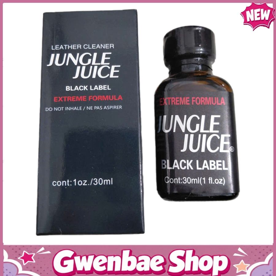 Chai Hít Tăng Khoái Cảm Kích Thích Bao Phê Popper Jungle Juice Leather Cleaner Black Label - 30ml - Gwenshop Chính Hãng