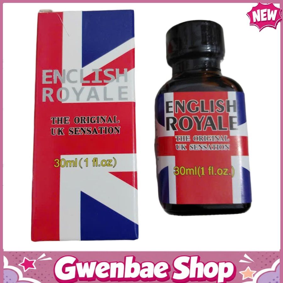Chai Hít Tăng Khoái Cảm Kích Thích Bao Phê Popper English Royale 30ml - Gwenshop Chính Hãng