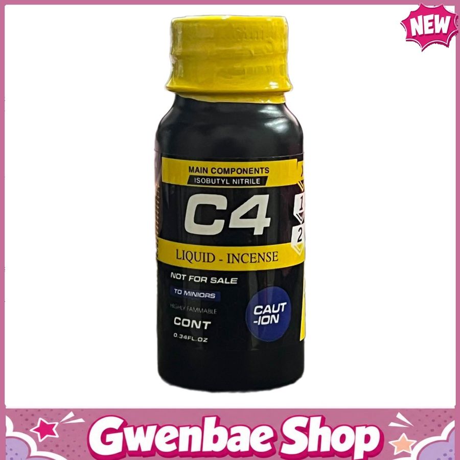 Chai Hít Tăng Khoái Cảm Kích Thích Bao Phê Popper Khô C4 Vàng Chai Nhôm 60g - Gwenshop Chính Hãng