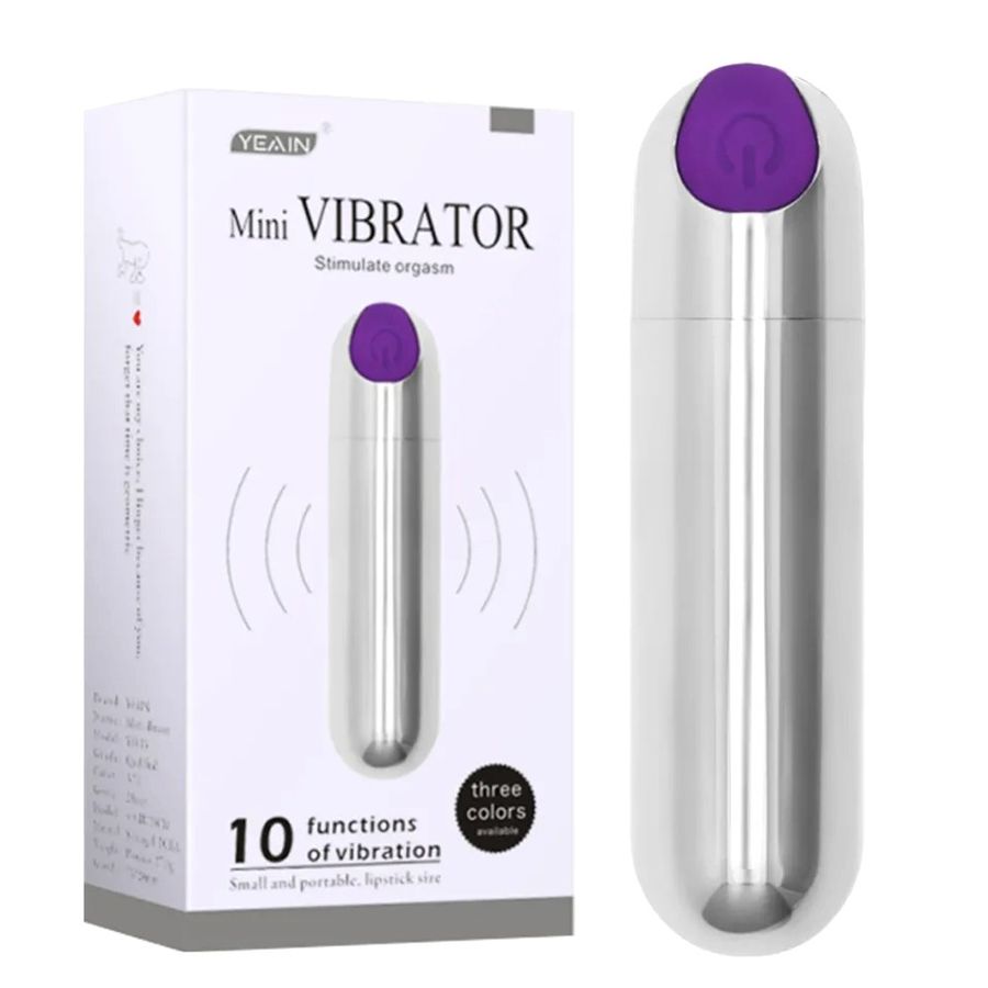 Bản Nhập Khẩu Cao Cấp - Máy massage VIBRATOR nhỏ gọn 10 cấp độ Meos mẫu 2 YEA IN, giao hàng kín đáo