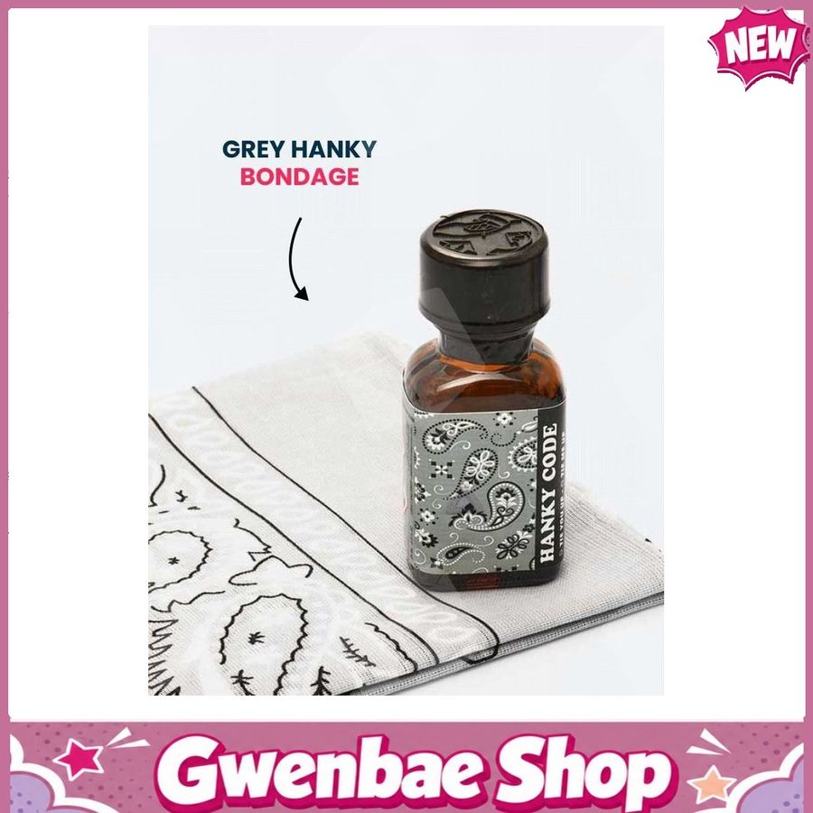 Chai Hít Tăng Khoái Cảm Kích Thích Bao Phê Poppers Hanky Code Gris 24ml USA - Gwenshop Chính Hãng