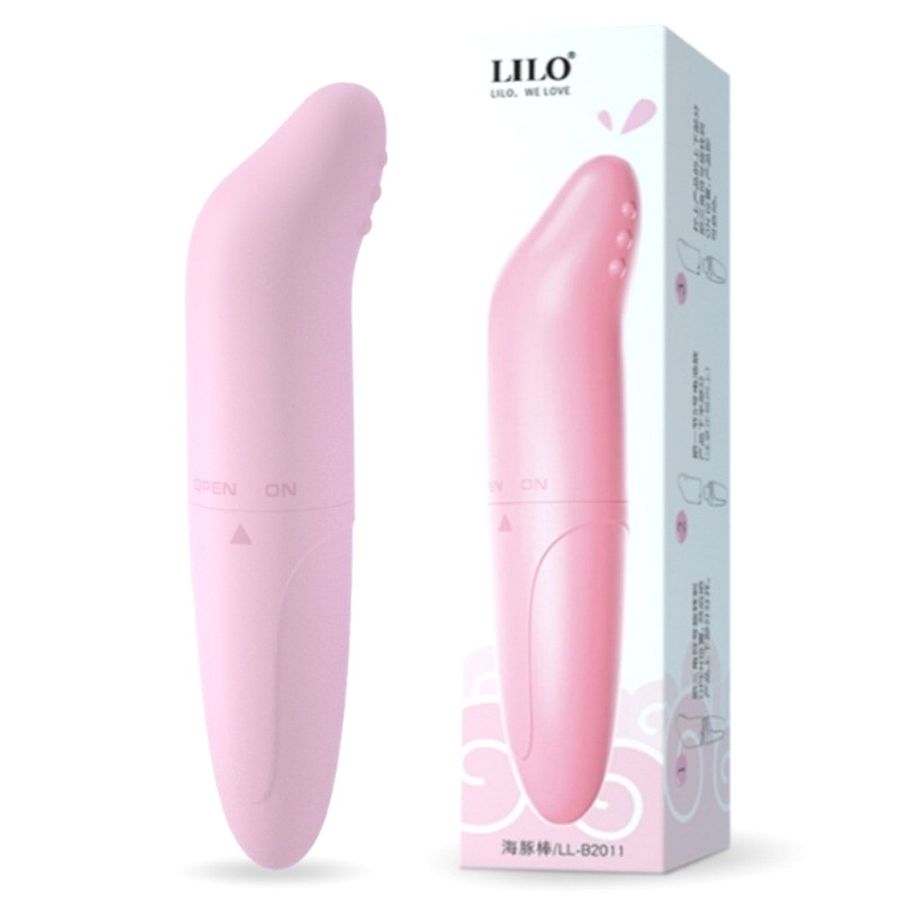 Sản Phẩm Chính Hãng Loại 1 - Thiết Bị Massage Rung mini cầm tay 1 chế độHana Lilo We Love LL-B2011 - nhiều chế độ, sạc p