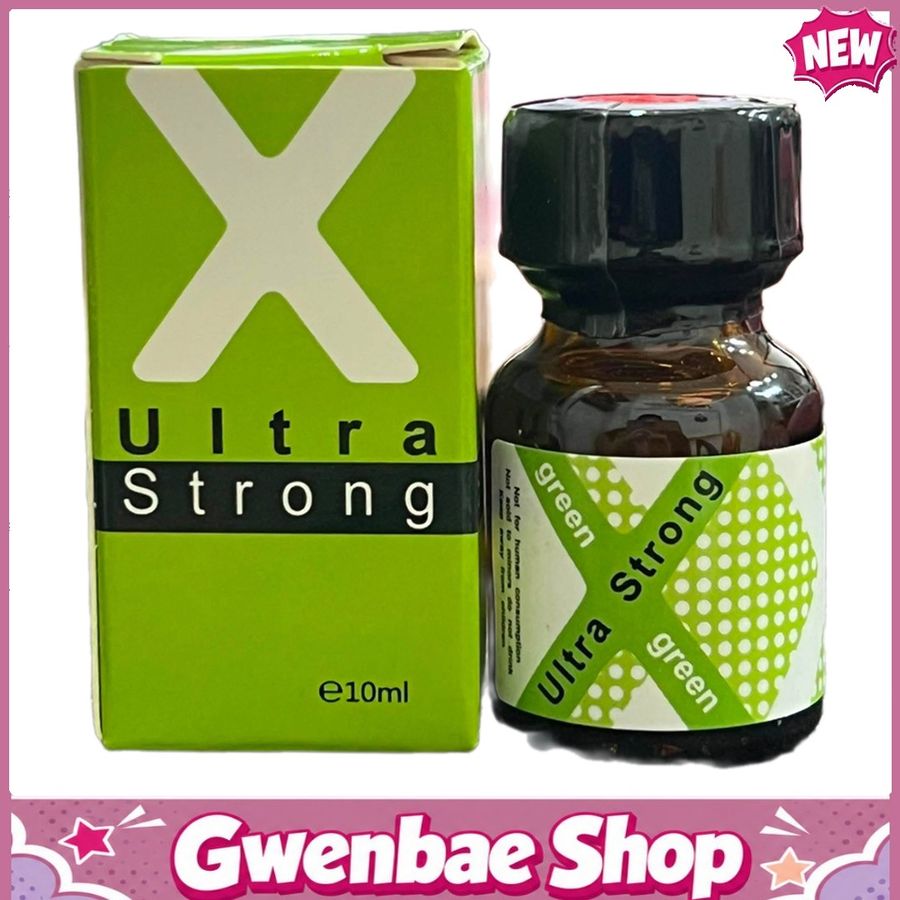Chai Hít Tăng Khoái Cảm Kích Thích Bao Phê Popper X Ultra Strong Green 10ml USA - Gwenshop Chính Hãng
