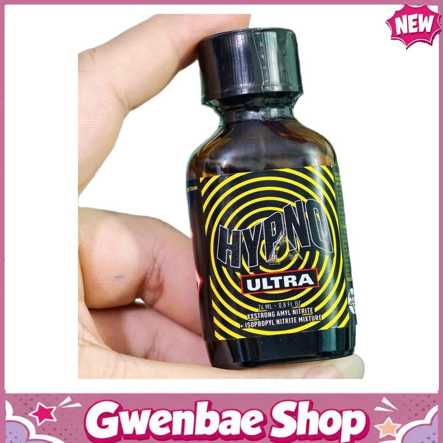 Chai Hít Tăng Khoái Cảm Kích Thích Bao Phê Poppers Hypno Ultra XXXStrong 24ml Propyle Amyle USA - Gwenshop Chính Hãng