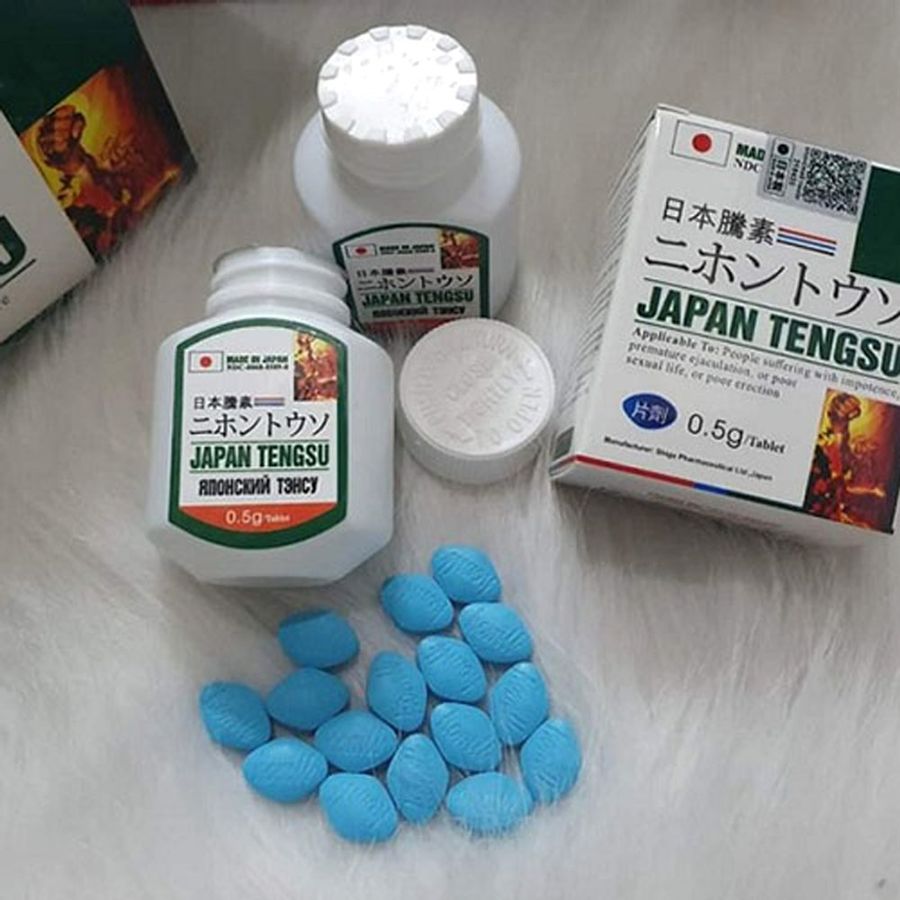 Bản Nhập Khẩu Cao Cấp - Viên Hỗ Trợ Bồi Bổ Thể Lực Nam Tengsu Japan Nhật Bản JAPAN TENGSU 0.5g - hàng nhập khẩu, dùng th
