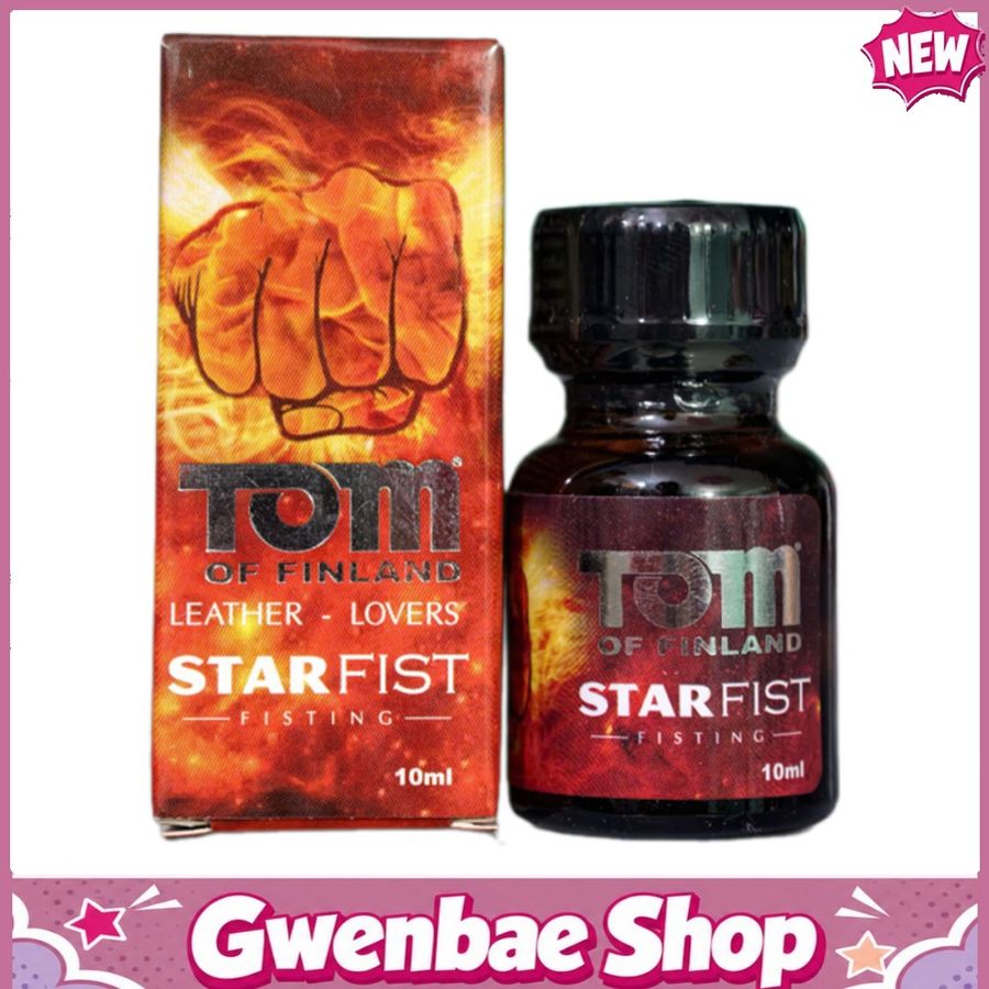Chai Hít Tăng Khoái Cảm Kích Thích Bao Phê Popper Tom Of Finland Leather - Lovers Star Fist 10ml - Gwenshop Chính Hãng