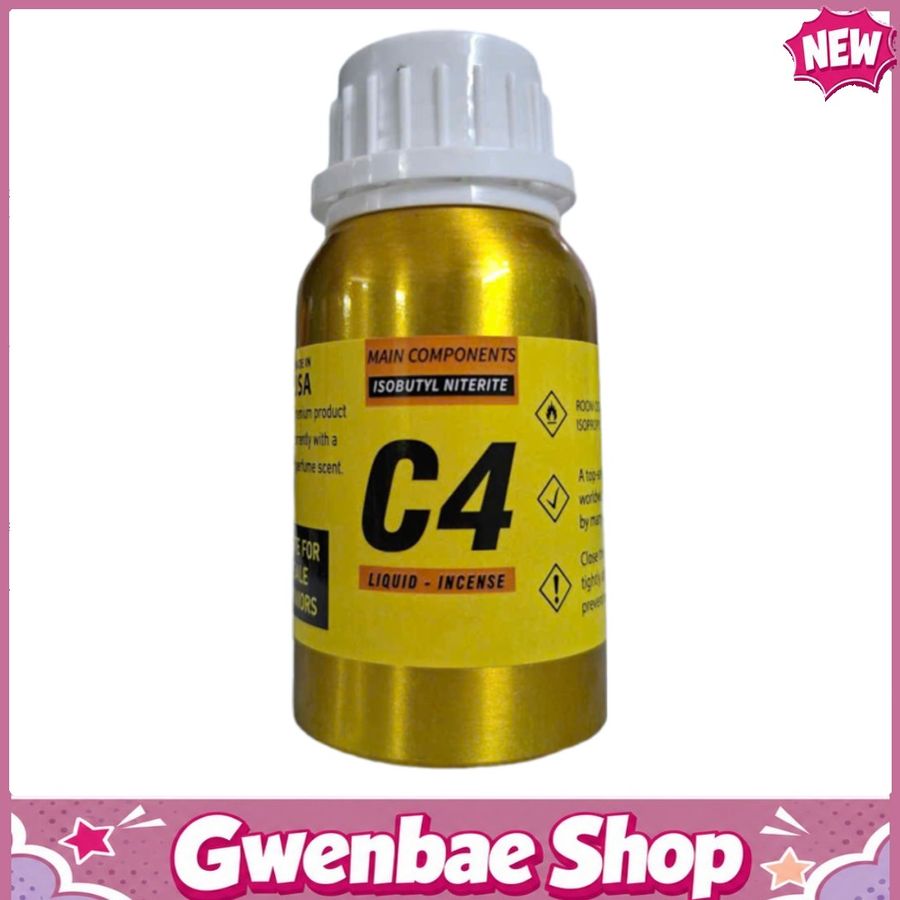 Chai Hít Kích Thích Bao Phê Tăng Khoái Cảm Popper Khô C4 Main Components Yellow USA Siêu Mạnh - Gwenshop Chính Hãng