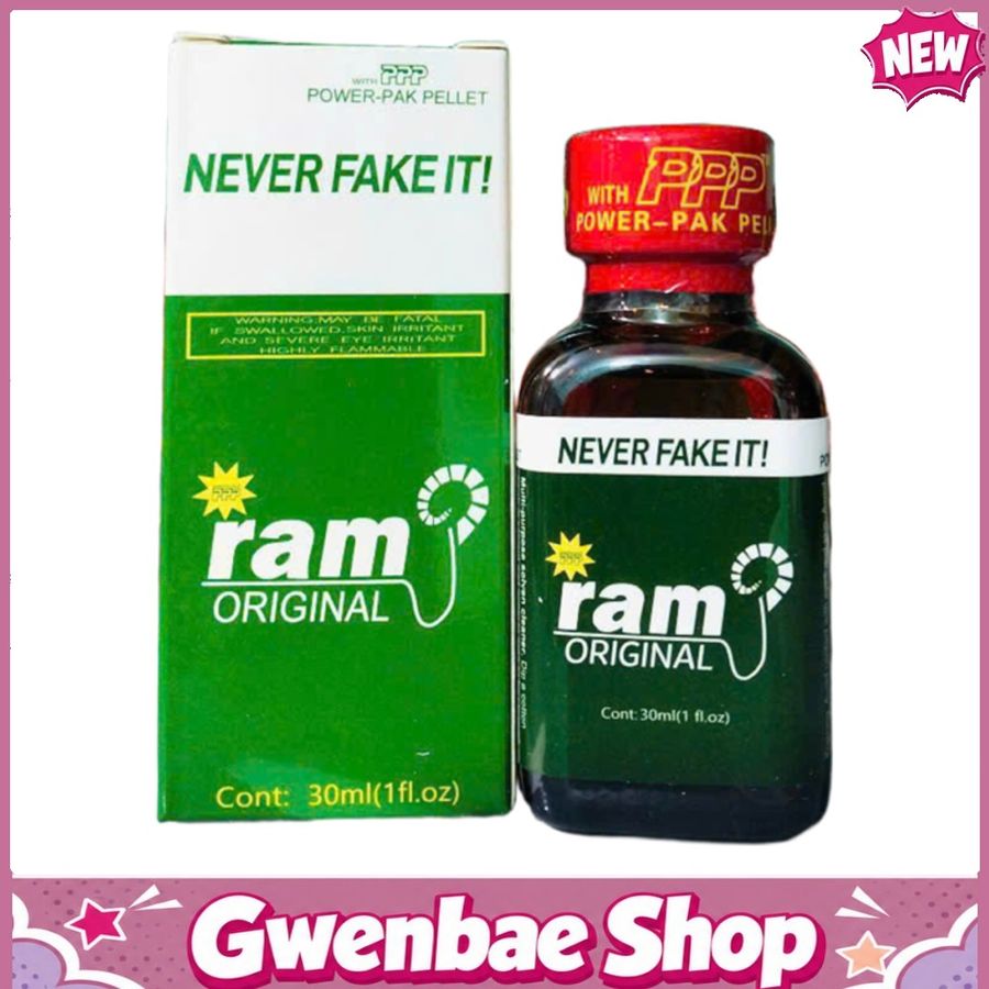 Chai Hít Tăng Khoái Cảm Kích Thích Bao Phê Popper Ram Original Never Fake It 30ml - Gwenshop Chính Hãng